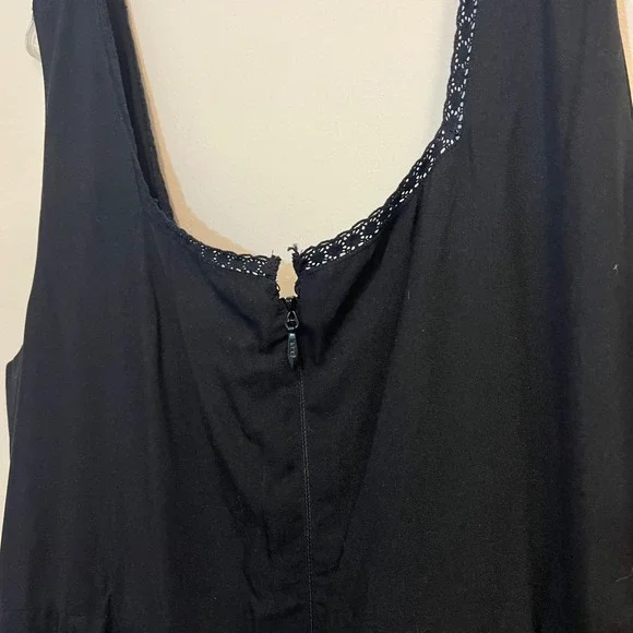 JessaKae Black Daze Midi Dress with Ruffled Hem - Picture 7 of 8